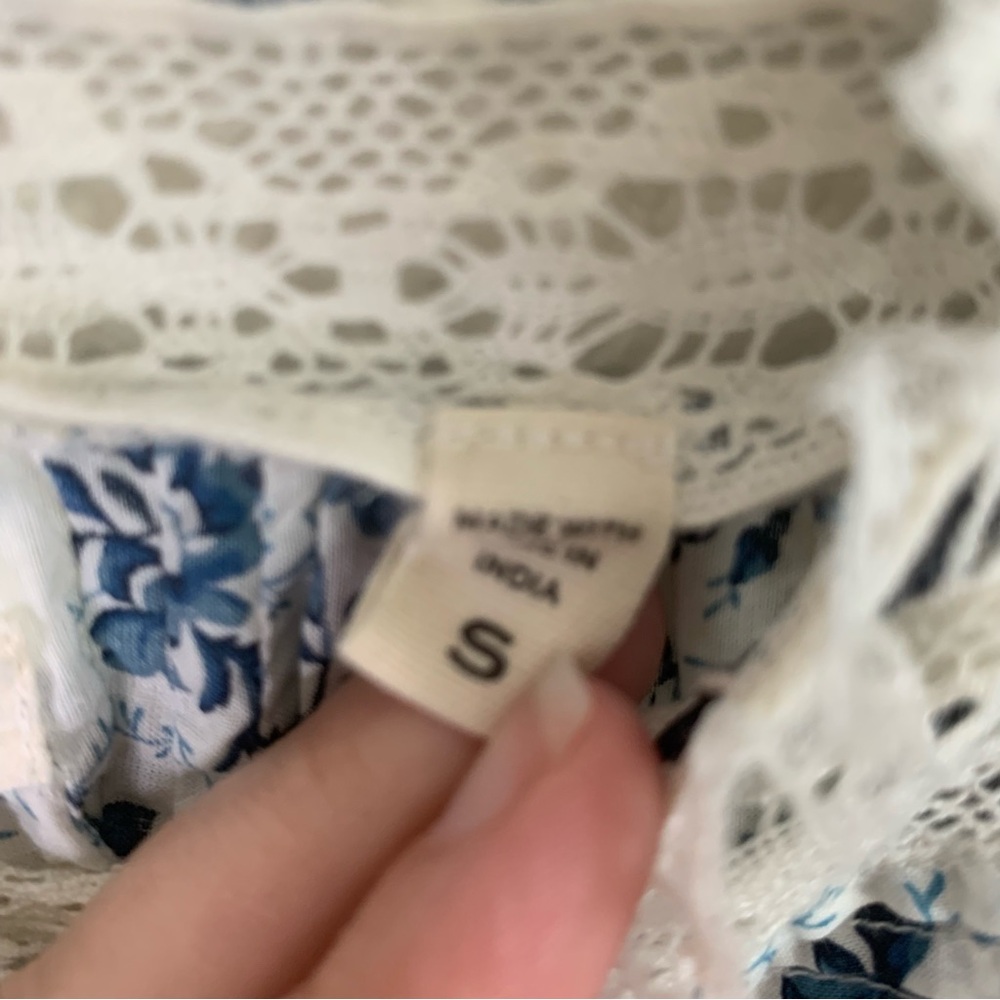 Doen Light Blue Floral Mini Dress - Picture 9 of 11